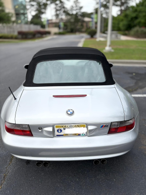2000 BMW M Roadster in Titanium Silver Metallic over Black Nappa