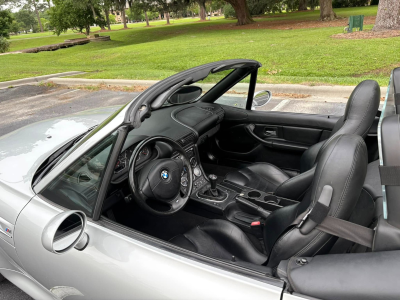 2000 BMW M Roadster in Titanium Silver Metallic over Black Nappa