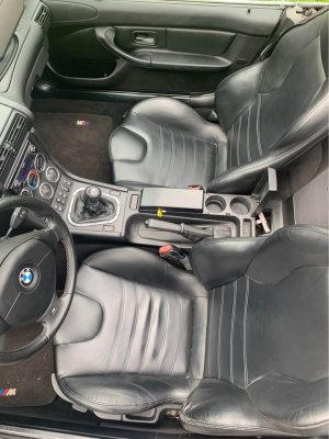 2000 BMW M Roadster in Titanium Silver Metallic over Black Nappa