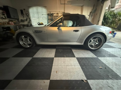 2000 BMW M Roadster in Titanium Silver Metallic over Black Nappa