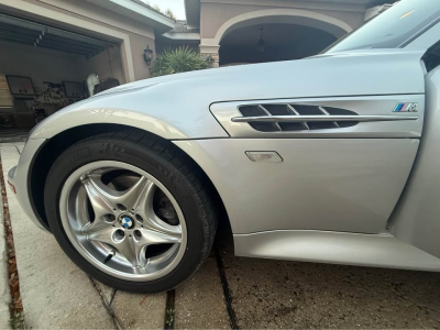 2000 BMW M Roadster in Titanium Silver Metallic over Black Nappa