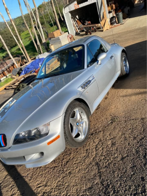 2000 BMW M Roadster in Titanium Silver Metallic over Black Nappa