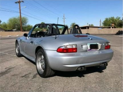 2000 BMW M Roadster in Titanium Silver Metallic over Dark Gray & Black Nappa