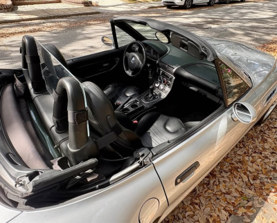2000 BMW M Roadster in Titanium Silver Metallic over Black Nappa