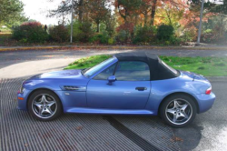 2001 BMW M Roadster in Estoril Blue Metallic over Black Nappa