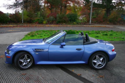 2001 BMW M Roadster in Estoril Blue Metallic over Black Nappa