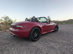 2001 BMW M Roadster in Imola Red 2 over Imola Red & Black Nappa