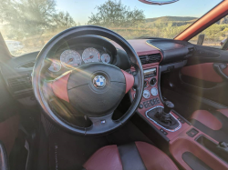 2001 BMW M Roadster in Imola Red 2 over Imola Red & Black Nappa