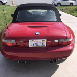 2001 BMW M Roadster in Imola Red 2 over Black Nappa