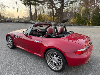 2001 BMW M Roadster in Imola Red 2 over Imola Red & Black Nappa