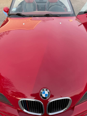2001 BMW M Roadster in Imola Red 2 over Imola Red & Black Nappa