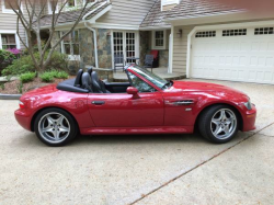 2001 BMW M Roadster in Imola Red 2 over Dark Gray & Black Nappa