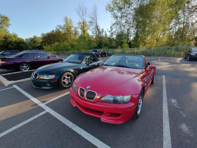 2001 BMW M Roadster in Imola Red 2 over Black Nappa