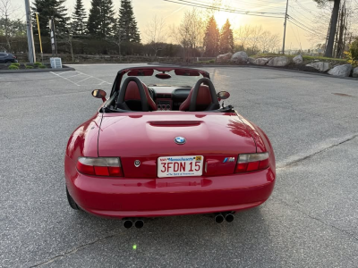 2001 BMW M Roadster in Imola Red 2 over Imola Red & Black Nappa