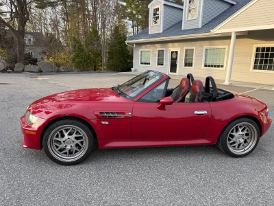 2001 BMW M Roadster in Imola Red 2 over Imola Red & Black Nappa