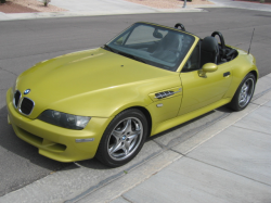 2001 BMW M Roadster in Phoenix Yellow Metallic over Dark Gray & Black Nappa