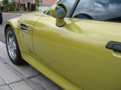 2001 BMW M Roadster in Phoenix Yellow Metallic over Dark Gray & Black Nappa