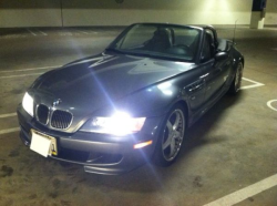 2001 BMW M Roadster in Steel Gray Metallic over Dark Gray & Black Nappa