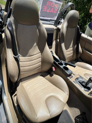 2002 BMW M Roadster in Alpine White 3 over Dark Beige Oregon