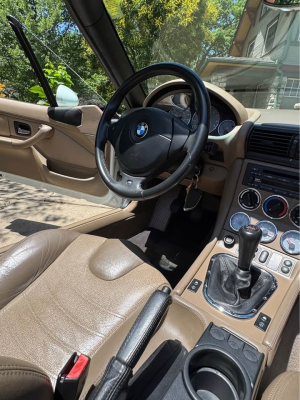 2002 BMW M Roadster in Alpine White 3 over Dark Beige Oregon