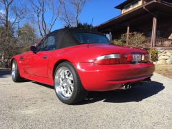 2002 BMW M Roadster in Imola Red 2 over Imola Red & Black Nappa