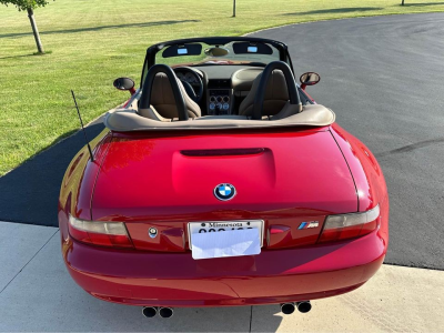 2002 BMW M Roadster in Imola Red 2 over Dark Beige Oregon