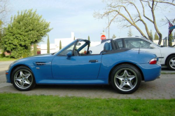 2002 BMW M Roadster in Laguna Seca Blue over Laguna Seca Blue & Black Nappa