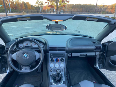 2002 BMW M Roadster in Steel Gray Metallic over Dark Gray & Black Nappa