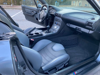 2002 BMW M Roadster in Steel Gray Metallic over Dark Gray & Black Nappa