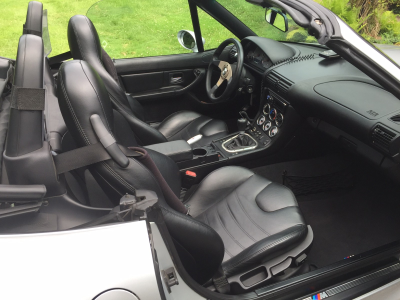 2002 BMW M Roadster in Titanium Silver Metallic over Black Nappa