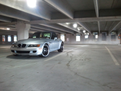 1998 BMW M Roadster in Arctic Silver Metallic over Imola Red & Black Nappa