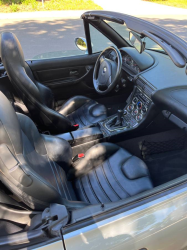 1998 BMW M Roadster in Arctic Silver Metallic over Black Nappa