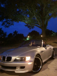 1998 BMW M Roadster in Arctic Silver Metallic over Imola Red & Black Nappa