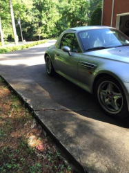 1998 BMW M Roadster in Arctic Silver Metallic over Black Nappa