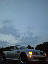 1998 BMW M Roadster in Arctic Silver Metallic over Imola Red & Black Nappa