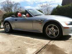 1998 BMW M Roadster in Arctic Silver Metallic over Imola Red & Black Nappa