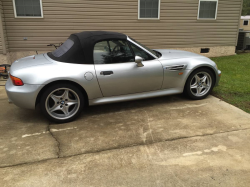 1998 BMW M Roadster in Arctic Silver Metallic over Black Nappa