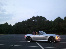 1998 BMW M Roadster in Arctic Silver Metallic over Imola Red & Black Nappa
