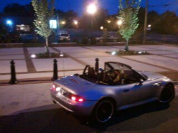 1998 BMW M Roadster in Arctic Silver Metallic over Imola Red & Black Nappa