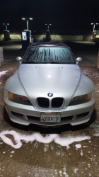 1998 BMW M Roadster in Arctic Silver Metallic over Black Nappa