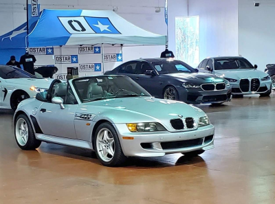 1998 BMW M Roadster in Arctic Silver Metallic over Dark Gray & Black Nappa