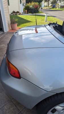 1998 BMW M Roadster in Arctic Silver Metallic over Dark Gray & Black Nappa