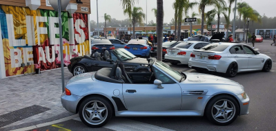 1998 BMW M Roadster in Arctic Silver Metallic over Dark Gray & Black Nappa