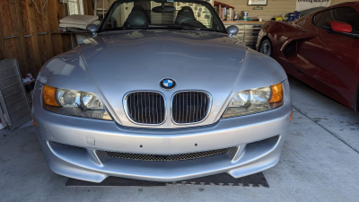 1998 BMW M Roadster in Arctic Silver Metallic over Dark Gray & Black Nappa