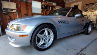 1998 BMW M Roadster in Arctic Silver Metallic over Dark Gray & Black Nappa