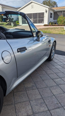 1998 BMW M Roadster in Arctic Silver Metallic over Dark Gray & Black Nappa