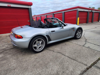 1998 BMW M Roadster in Arctic Silver Metallic over Dark Gray & Black Nappa