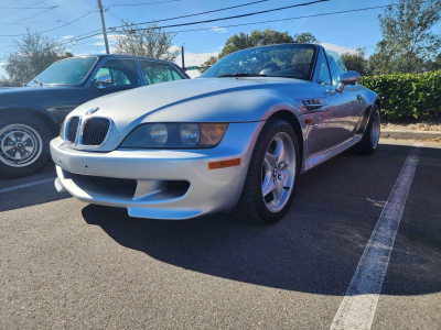 1998 BMW M Roadster in Arctic Silver Metallic over Dark Gray & Black Nappa