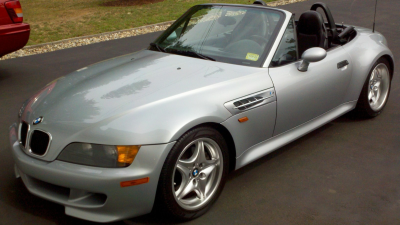 1998 BMW M Roadster in Arctic Silver Metallic over Black Nappa