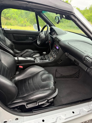 1998 BMW M Roadster in Arctic Silver Metallic over Black Nappa